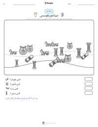 میٹامورفوسس پرنٹ کرنے کے قابل ورکشیٹ کا پیش نظارہ
