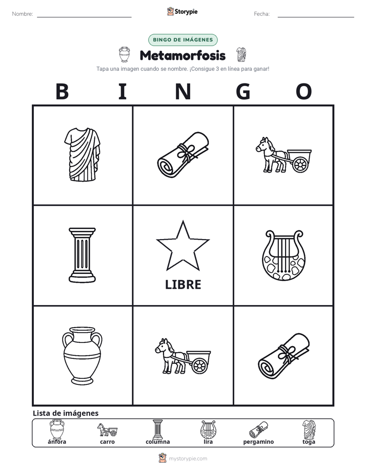 Bingo de Imágenes