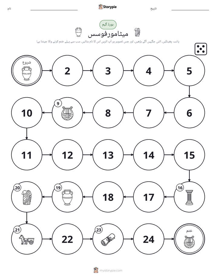 رول اور منتقل کریں کھیل