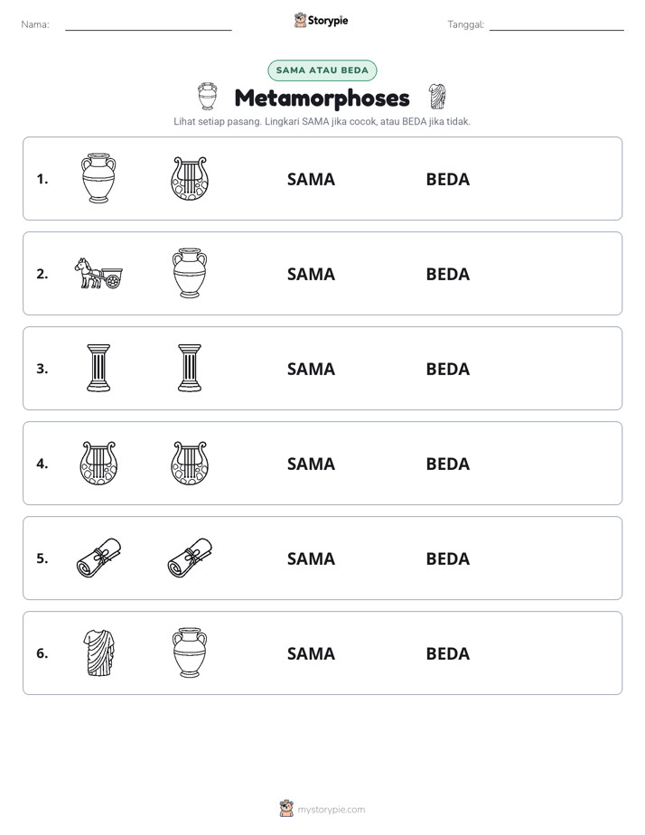 Sama atau Berbeda