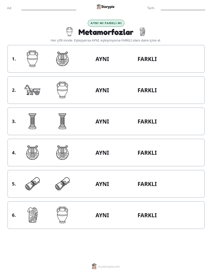 Aynı mı Farklı mı