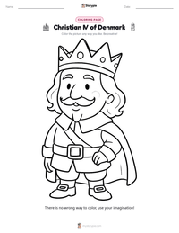 Christian IV of Denmark printable worksheet preview