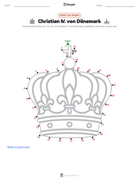 Christian IV. von Dänemark druckbare Arbeitsblatt Vorschau