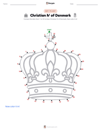 Christian IV of Denmark printable worksheet preview