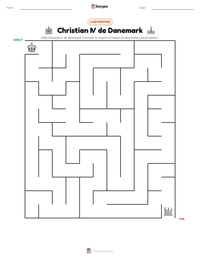 Aperçu de la feuille de travail imprimable Christian IV de Danemark
