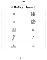 Christian IV of Denmark printable worksheet preview