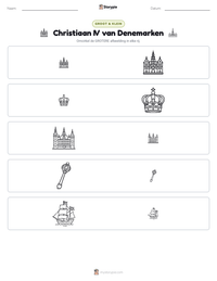 Christiaan IV van Denemarken afdrukbare werkblad voorbeeld