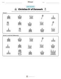 Christian IV of Denmark printable worksheet preview