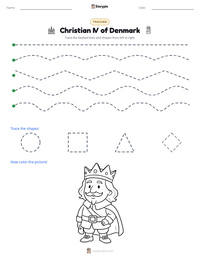Christian IV of Denmark printable worksheet preview