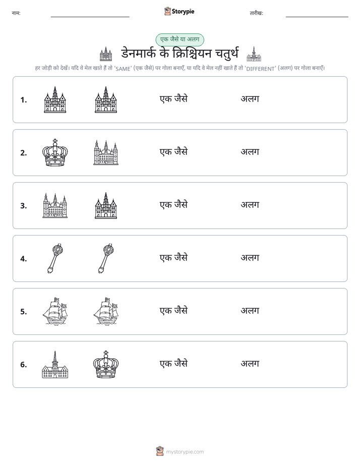 समान या भिन्न