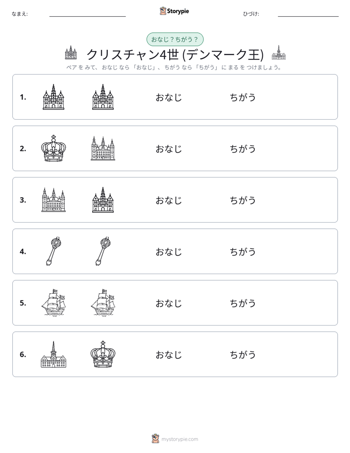 同じか違うか