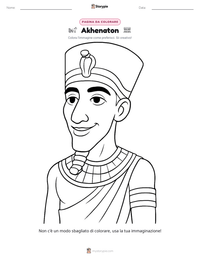 Anteprima della scheda stampabile di Akhenaton