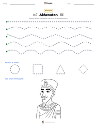 Anteprima della scheda stampabile di Akhenaton