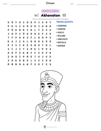 Anteprima della scheda stampabile di Akhenaton