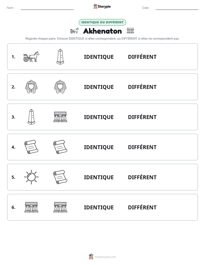 Identique ou Différent