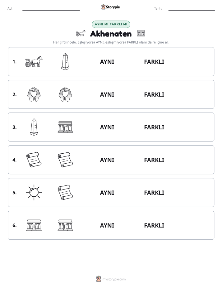 Aynı mı Farklı mı