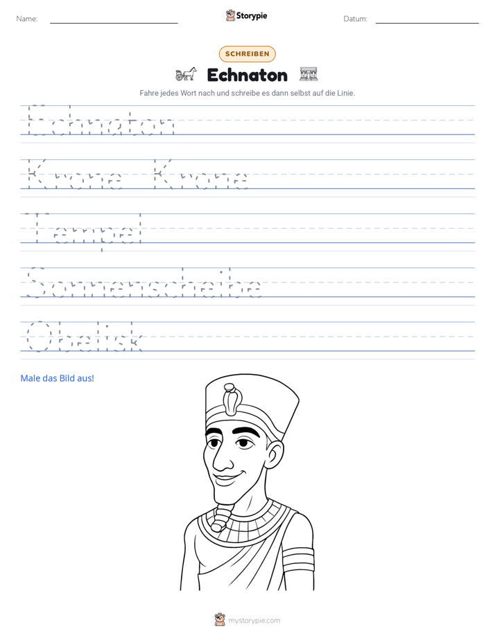 Schreibübung
