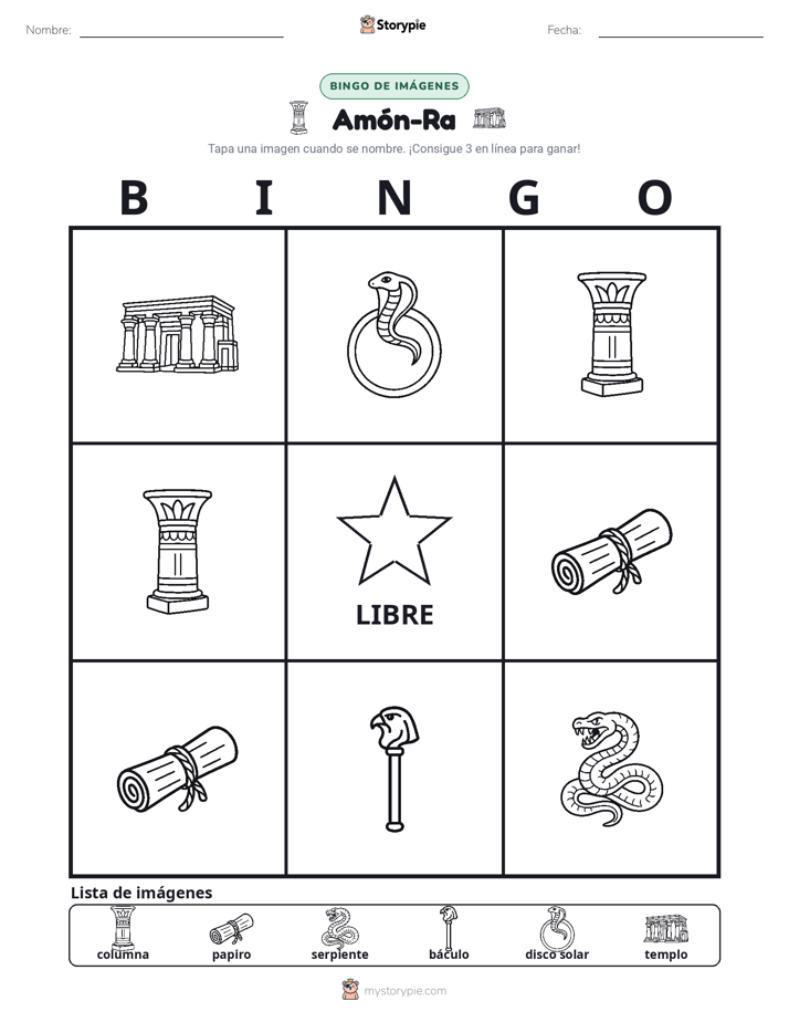 Bingo de Imágenes