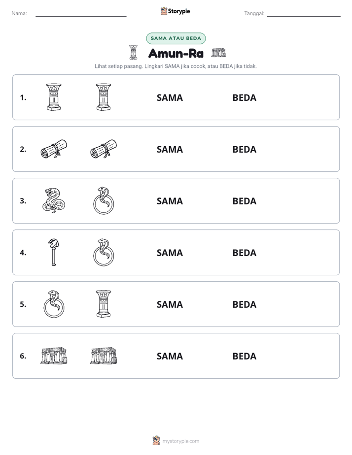 Sama atau Berbeda