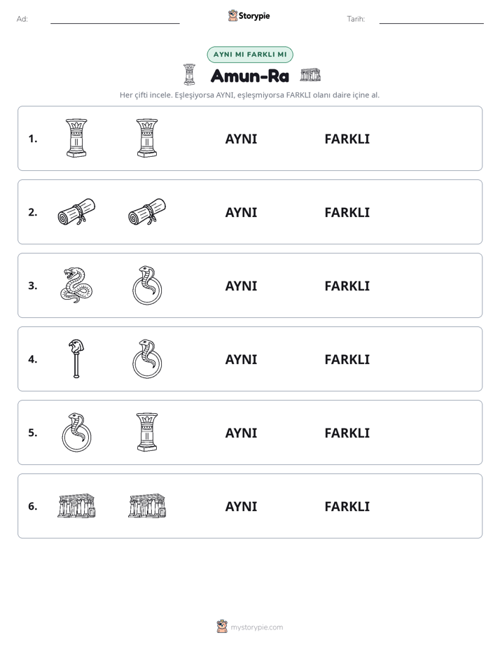 Aynı mı Farklı mı