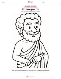 Anteprima della scheda stampabile di Leucippo