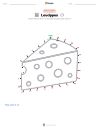 Leucippus printable worksheet preview