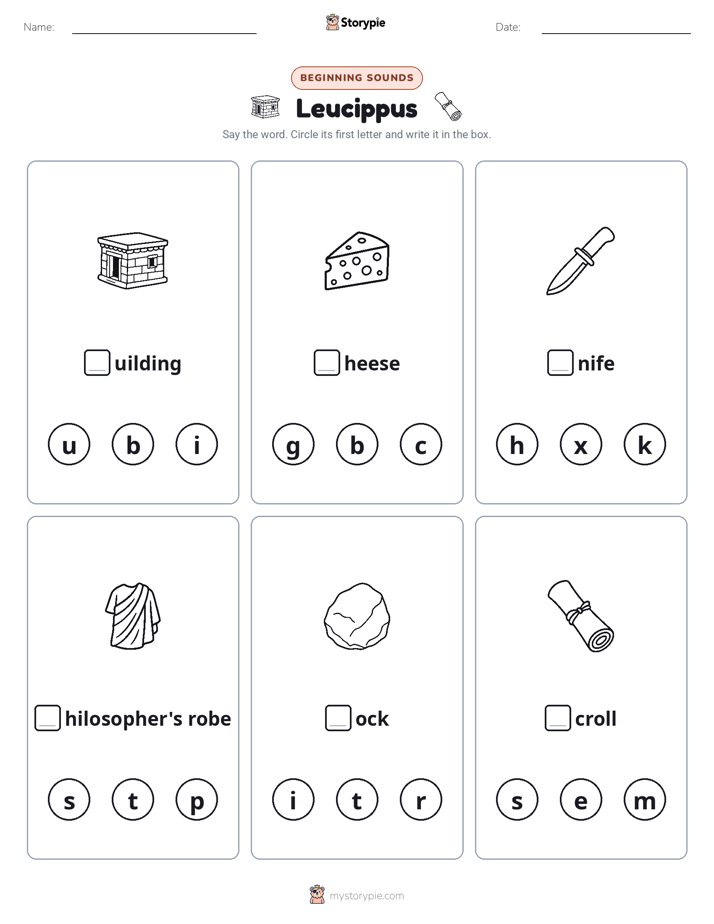 Beginning Sounds