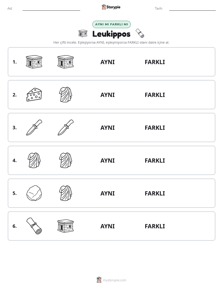 Aynı mı Farklı mı