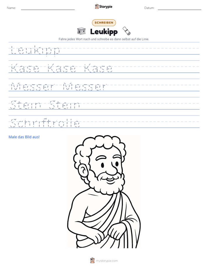 Schreibübung