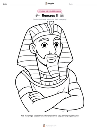 Podgląd drukowalnego arkusza ćwiczeń Ramzes II