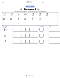 Ramesses II printable worksheet preview
