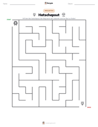 Hatschepsut druckbare Arbeitsblatt Vorschau