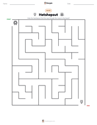 Hatshepsut printable worksheet preview
