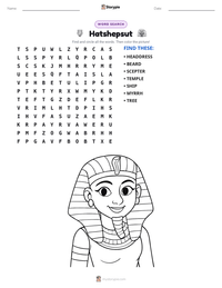 Hatshepsut printable worksheet preview