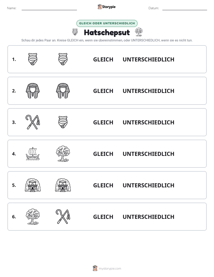 Gleich oder Anders