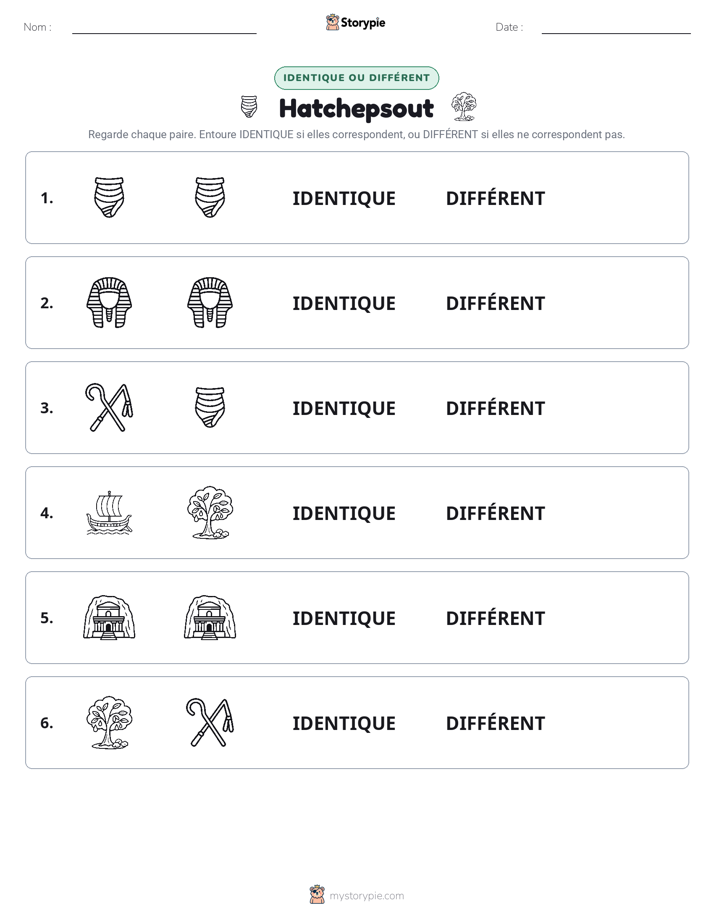 Identique ou Différent