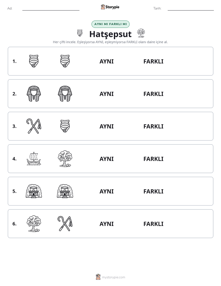 Aynı mı Farklı mı