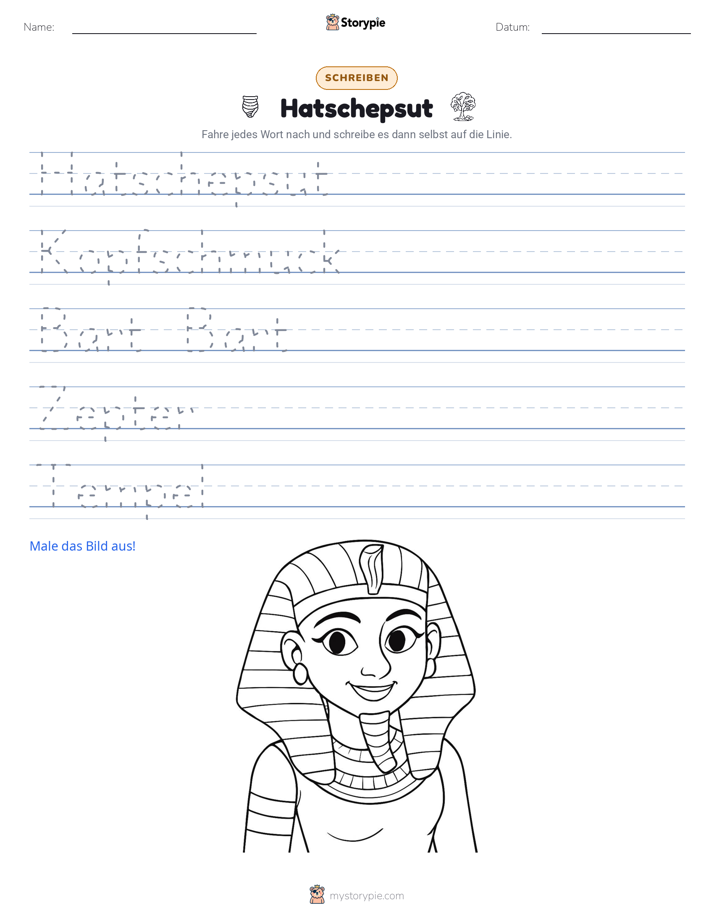 Schreibübung