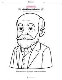 Gottlieb Daimler yazdırılabilir çalışma sayfası önizlemesi
