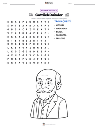 Anteprima della scheda stampabile di Gottlieb Daimler