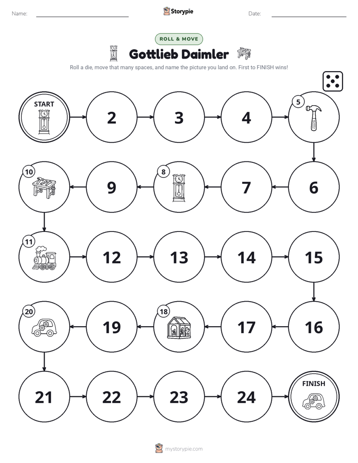 Roll & Move Game