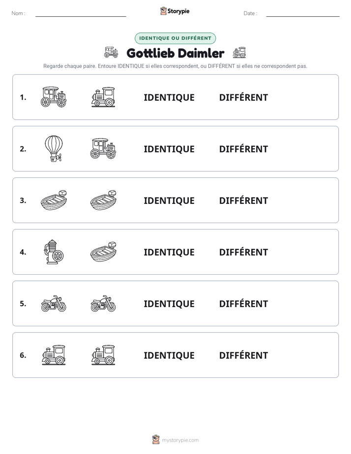 Identique ou Différent