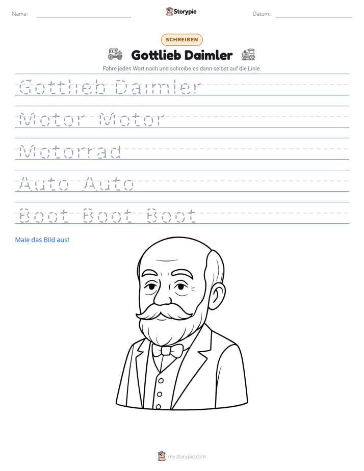 Schreibübung
