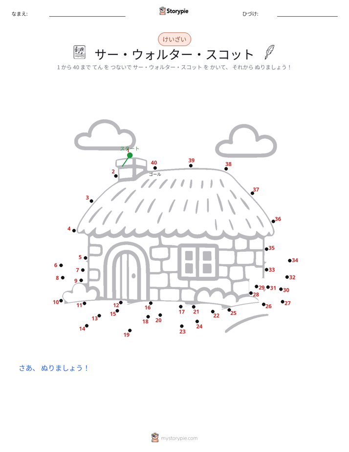 点つなぎ