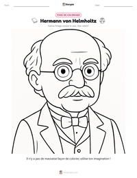 Aperçu de la feuille de travail imprimable Hermann von Helmholtz