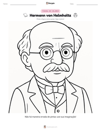 Prévia da folha de atividades imprimível Hermann von Helmholtz
