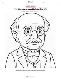 Hermann von Helmholtz yazdırılabilir çalışma sayfası önizlemesi