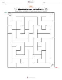 Hermann von Helmholtz printable worksheet preview