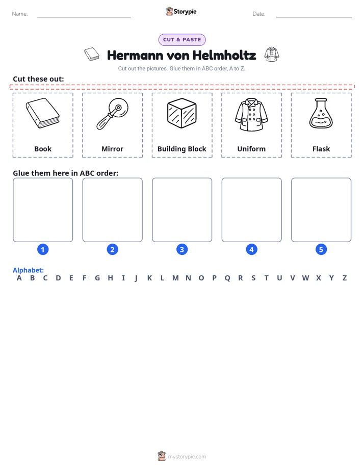 Cut & Paste Alphabet