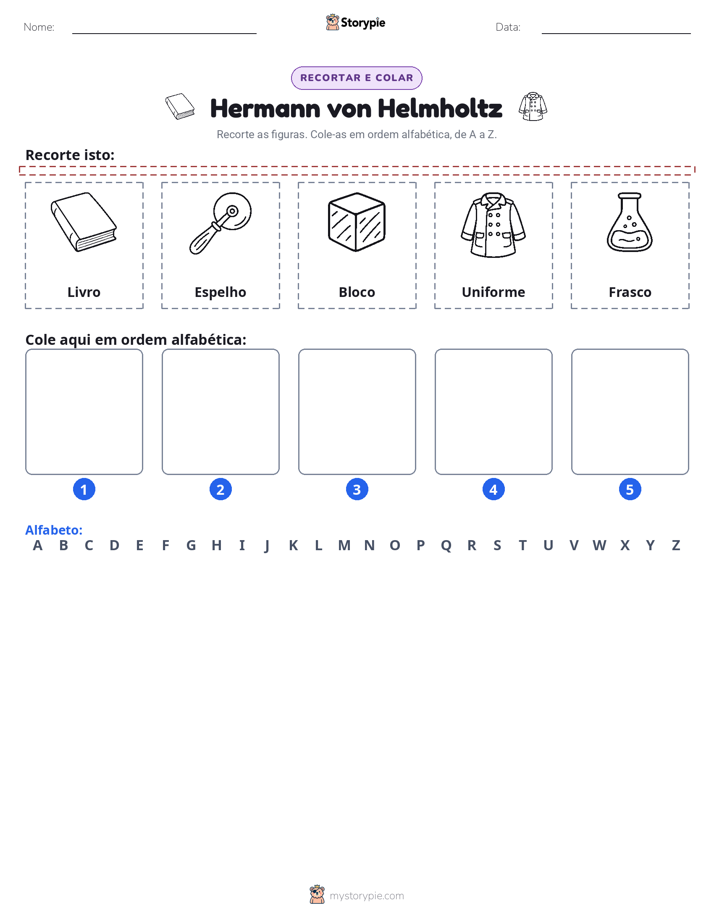 Recortar & Colar Alfabeto